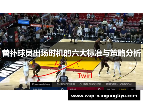 替补球员出场时机的六大标准与策略分析